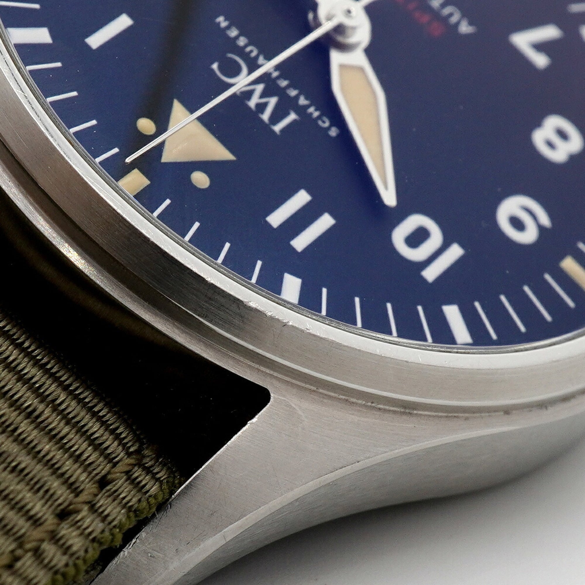 IWC Schaffhausen Spitfire IW326801 Black Dial Men's Watch — Good