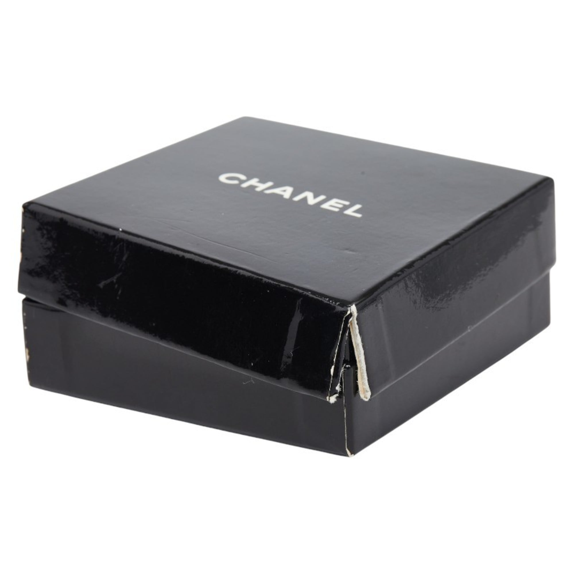 CHANEL Nameplate Motif Brooch Metal Women's