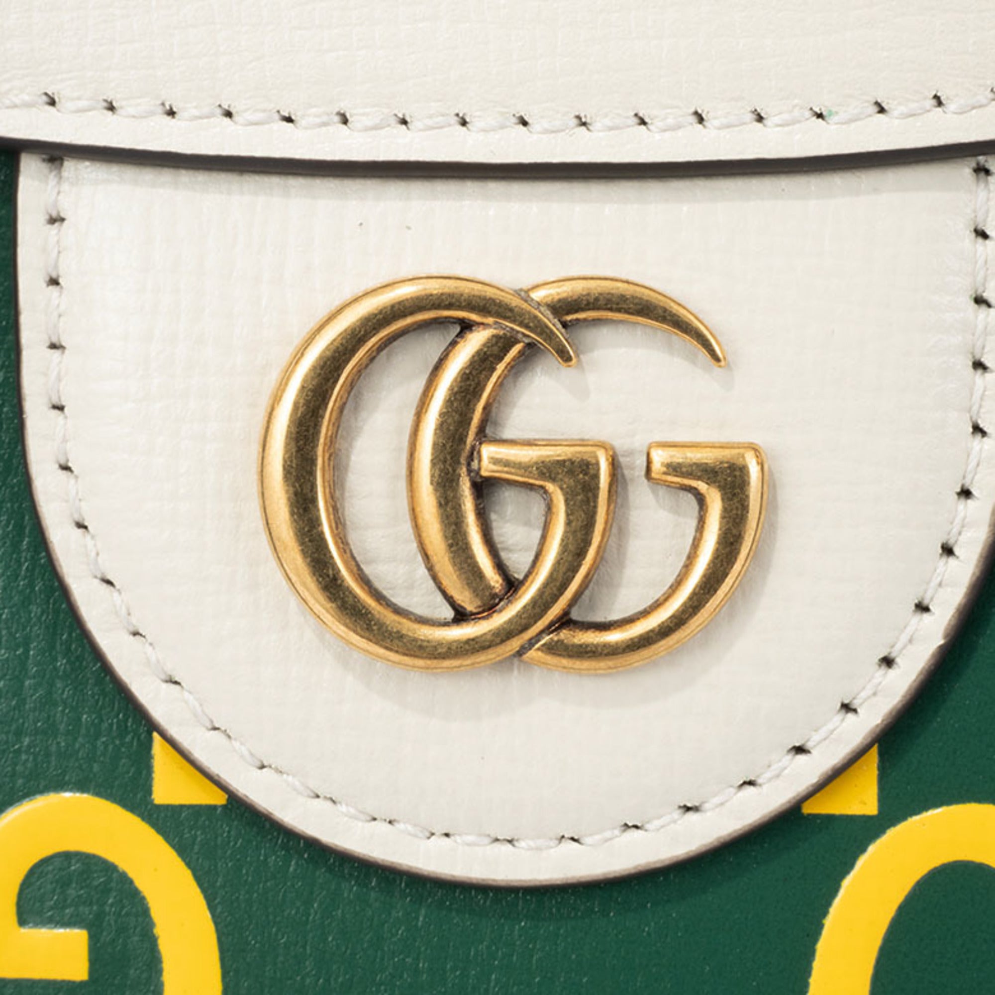 Gucci Diana Small Handbag 660195 Leather Green|Yellow Women's Bamboo Tote GUCCI — Like New