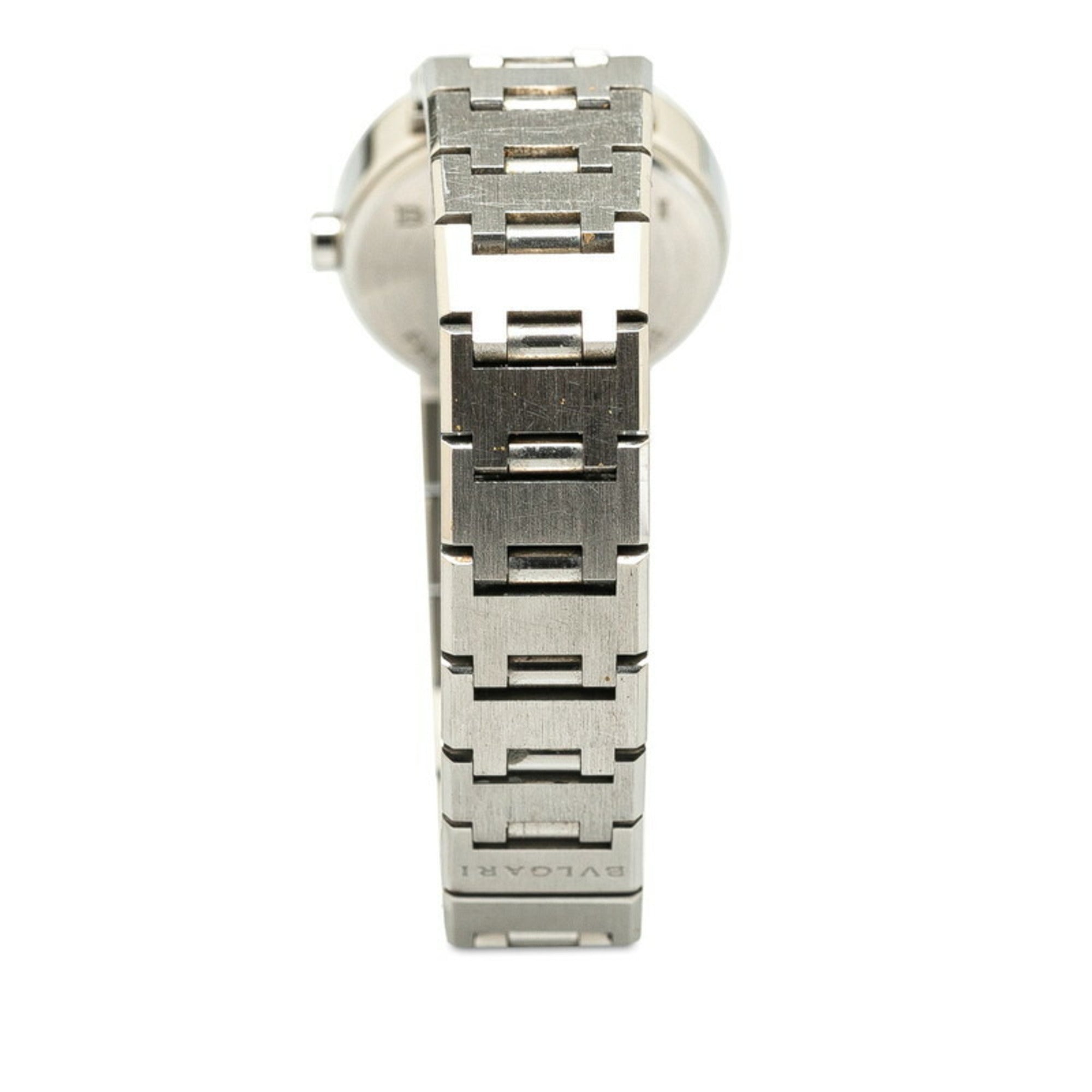 BVLGARI Watch BB23SS Quartz Black Dial Stainless Steel Women's — Good