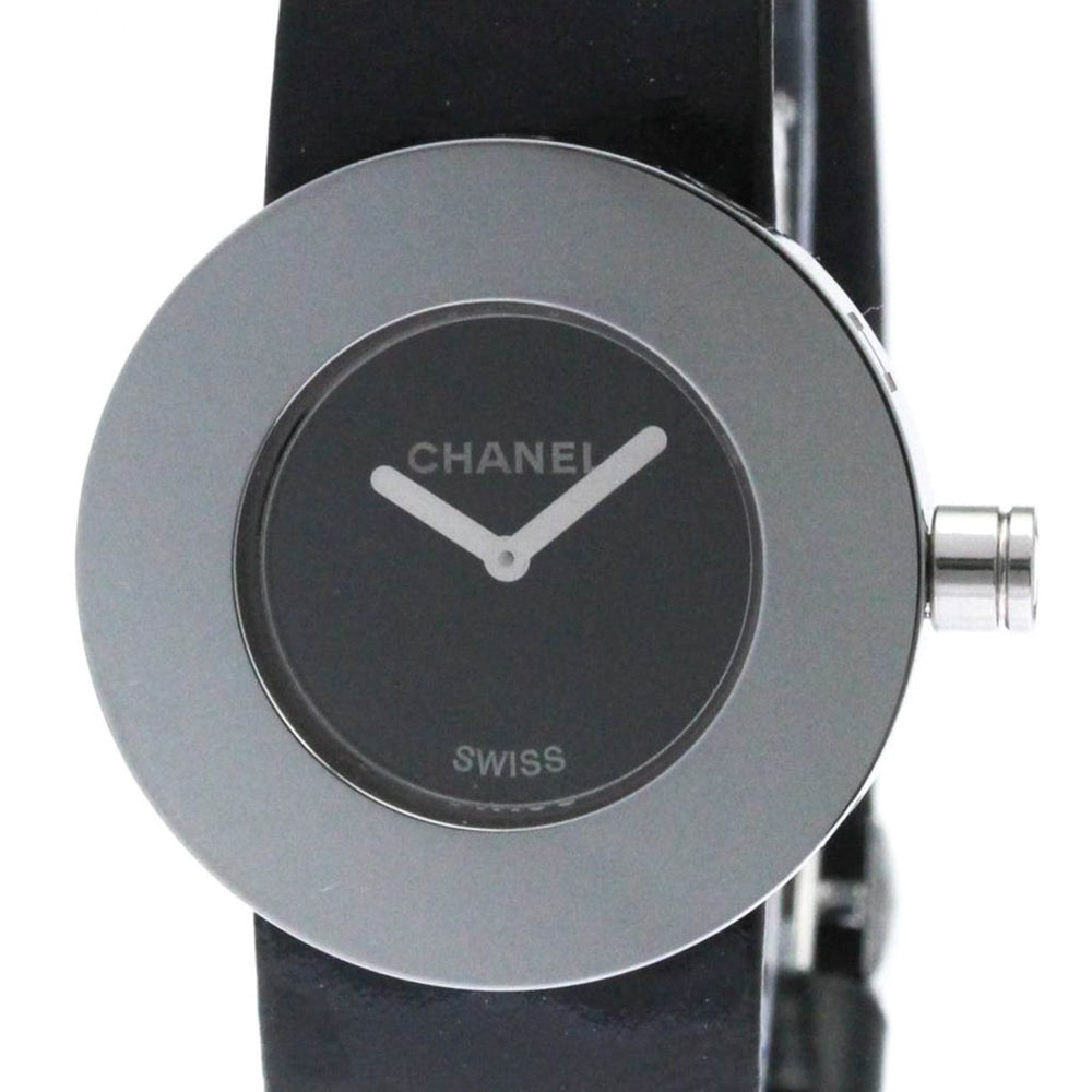 CHANEL La Ronde Steel Leather Quartz Ladies Watch H0579 Polished — Very Good