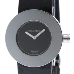 CHANEL La Ronde Steel Leather Quartz Ladies Watch H0579 Polished — Very Good