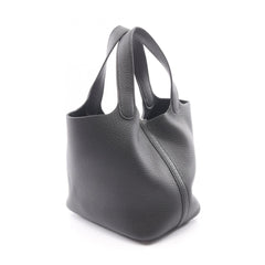 Hermes Picotin Lock PM Handbag, Leather, Taurillon Clemence Women's, Black — New - Store Return