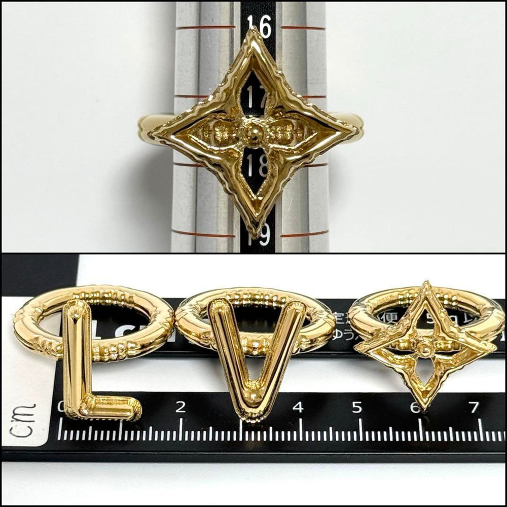 Louis Vuitton LV Balloon Set of 3 Rings — New - Store Return
