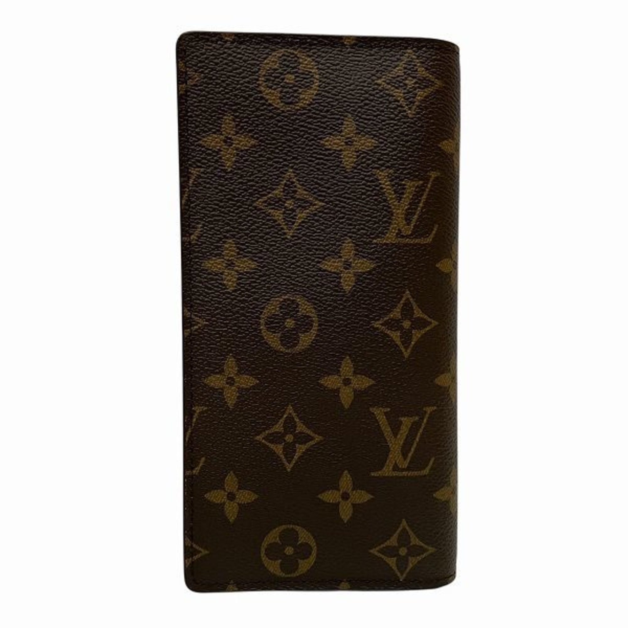 Louis Vuitton Monogram Portefeuille Brazza M66540 Long Wallet for Men and Women