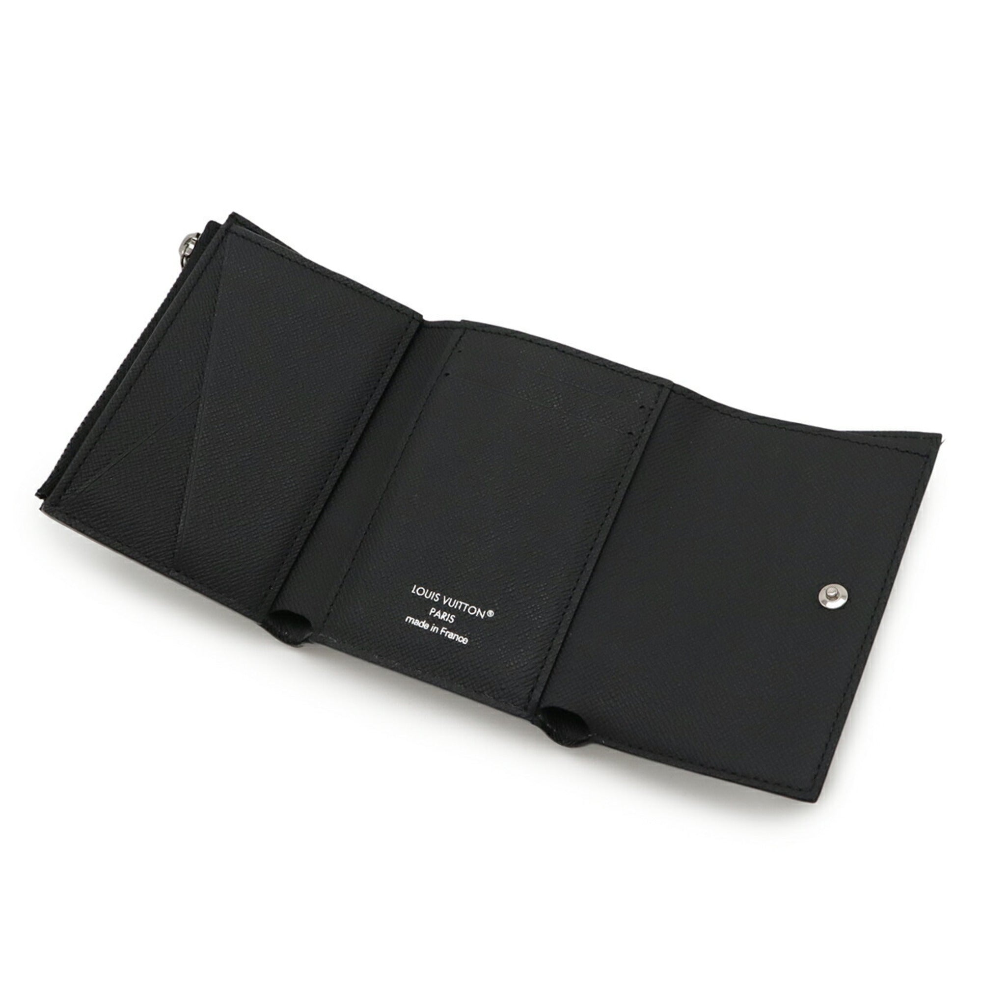 LOUIS VUITTON Monogram Eclipse Victor Tri-fold Wallet M12598