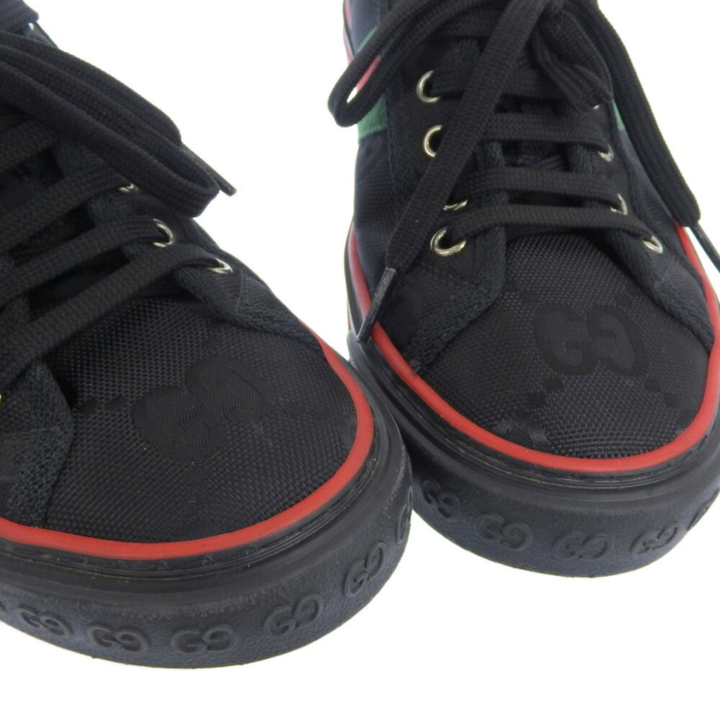 GUCCI Shelly Line GG Canvas Tennis 1977 Off the Grid Shoes Black 6 629242 H9H70 1072 Men's