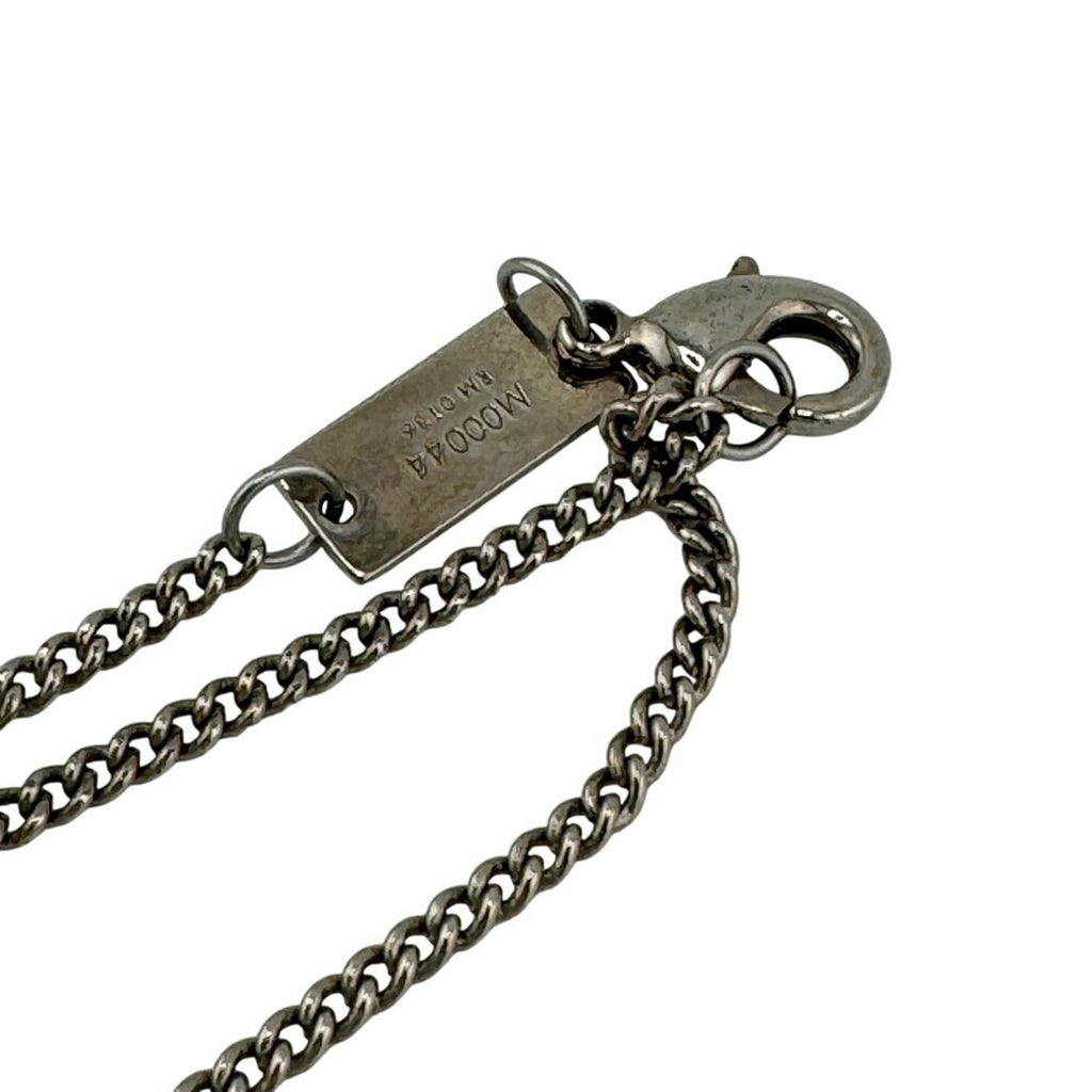 LOUIS VUITTON M00044 LV Horn 1854 Necklace Chain Silver Women's