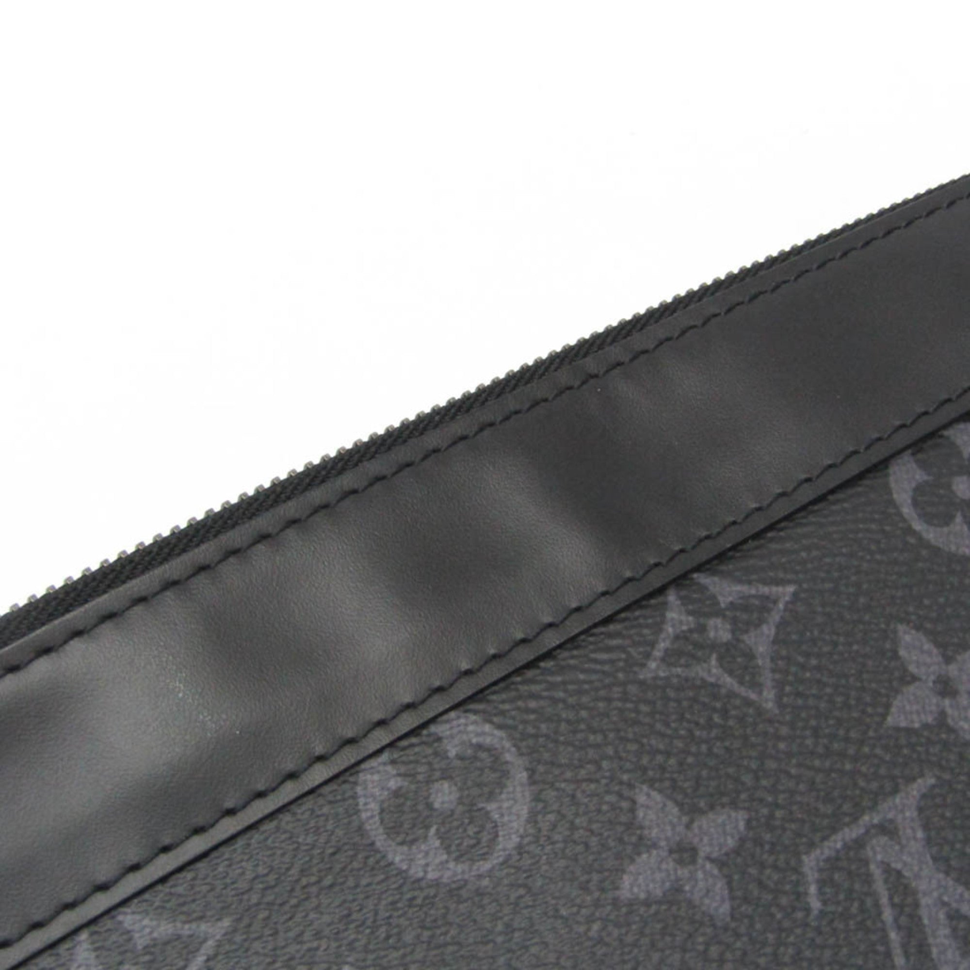 Louis Vuitton Monogram Eclipse Pochette Discovery M62291 Men's Clutch Bag Monogram Eclipse — Like New