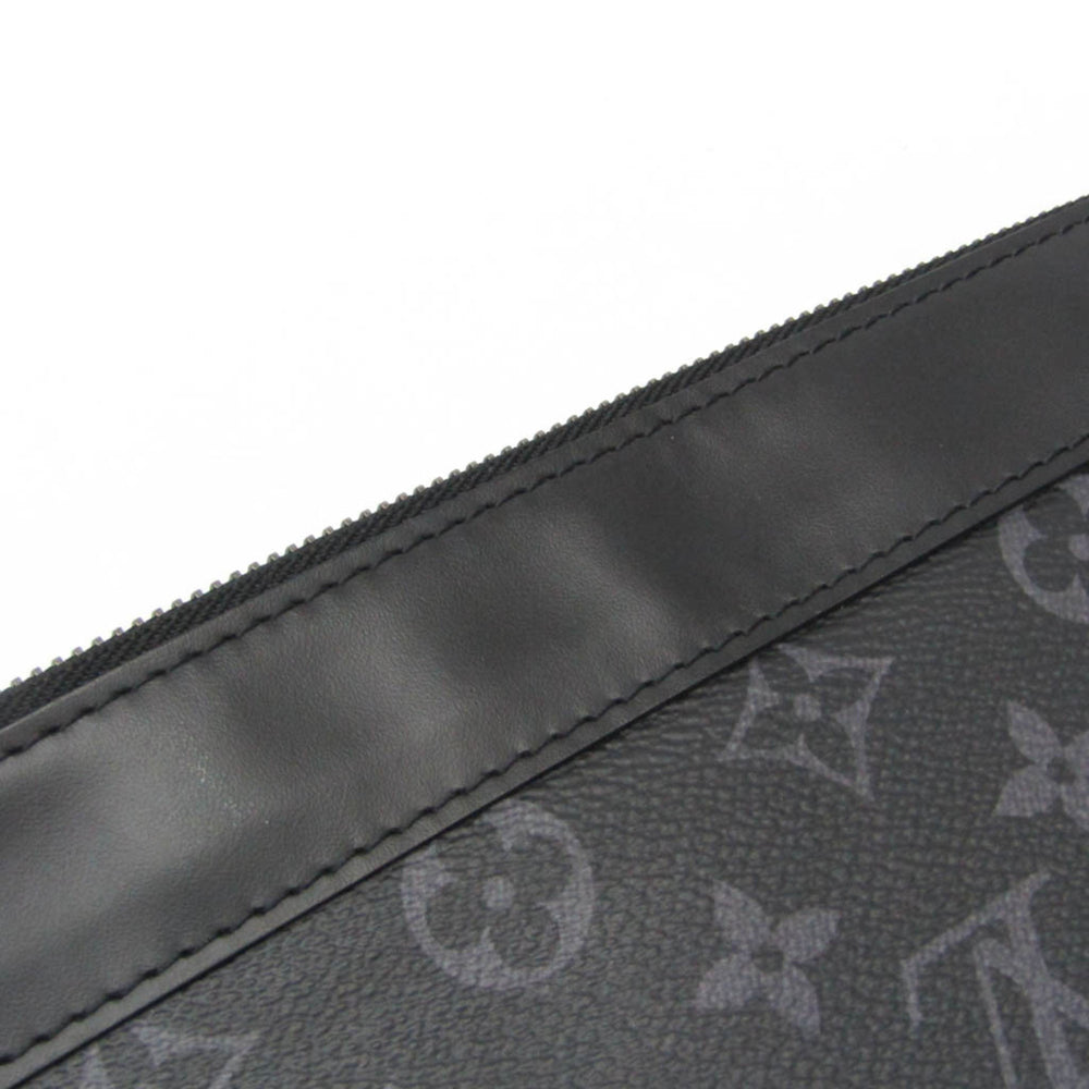 Louis Vuitton Monogram Eclipse Pochette Discovery M62291 Men's Clutch Bag Monogram Eclipse — Like New