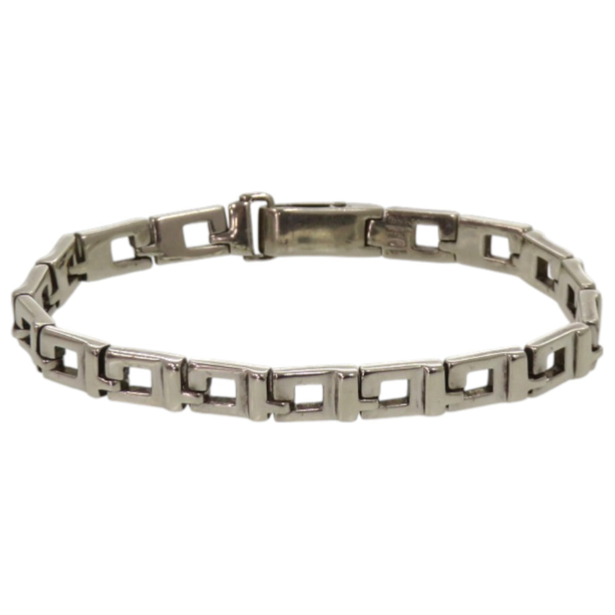 Excellent condition Gucci G logo silver 925 bracelet 1390GUCCI