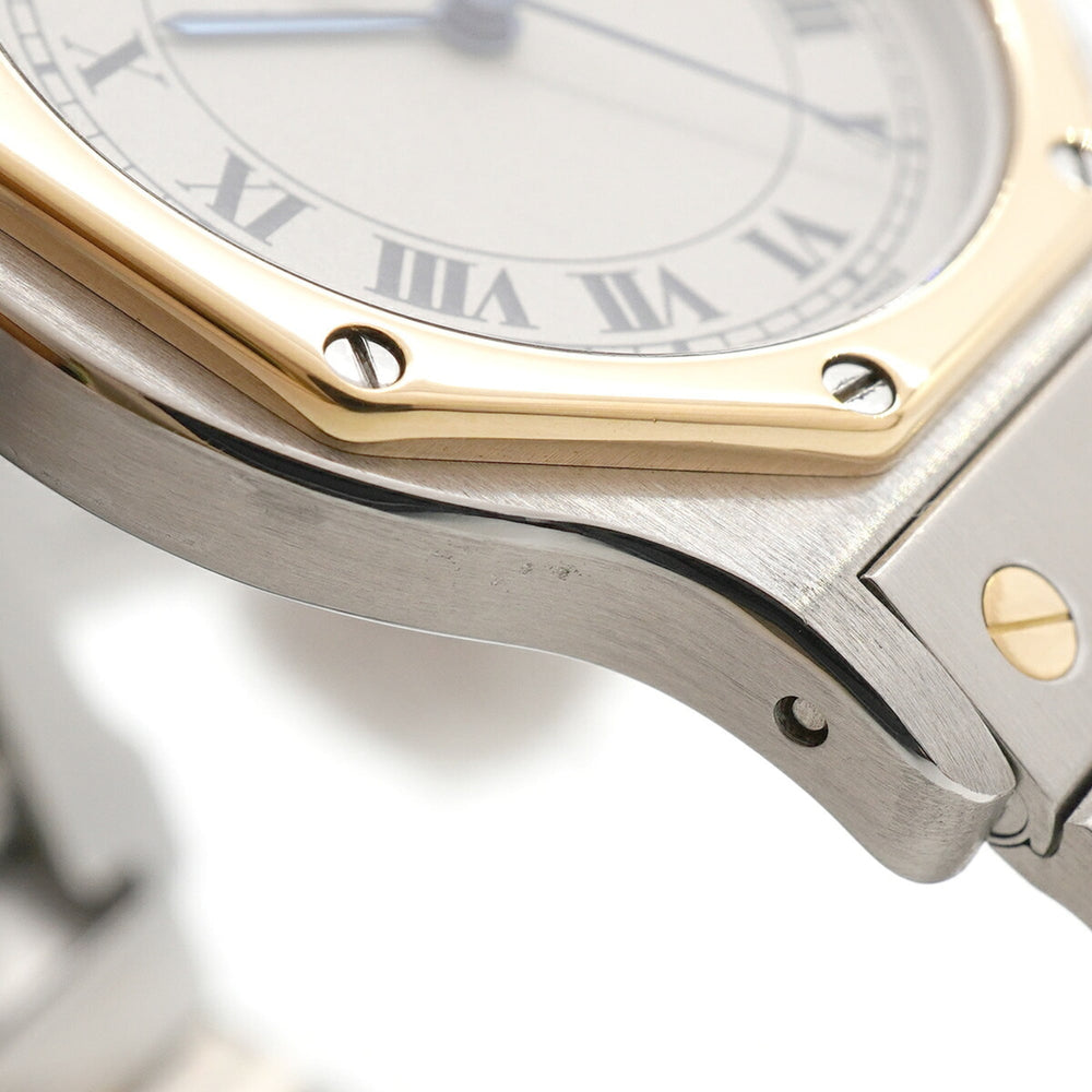 Cartier Santos Octagon LM W2001583 Ivory Dial Watch (Men's & Women's) — Very Good