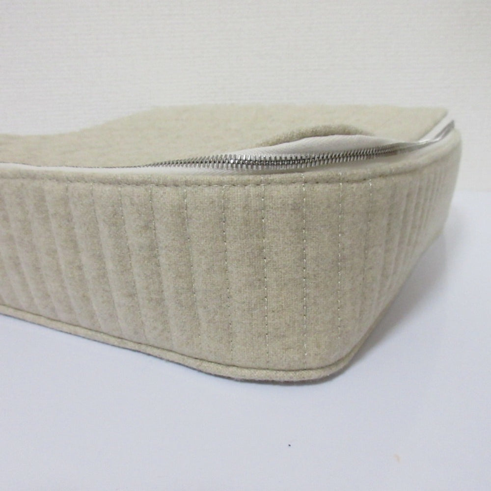 HERMES Paddock Handbag Pouch Travel Case Greige Women's — Like New