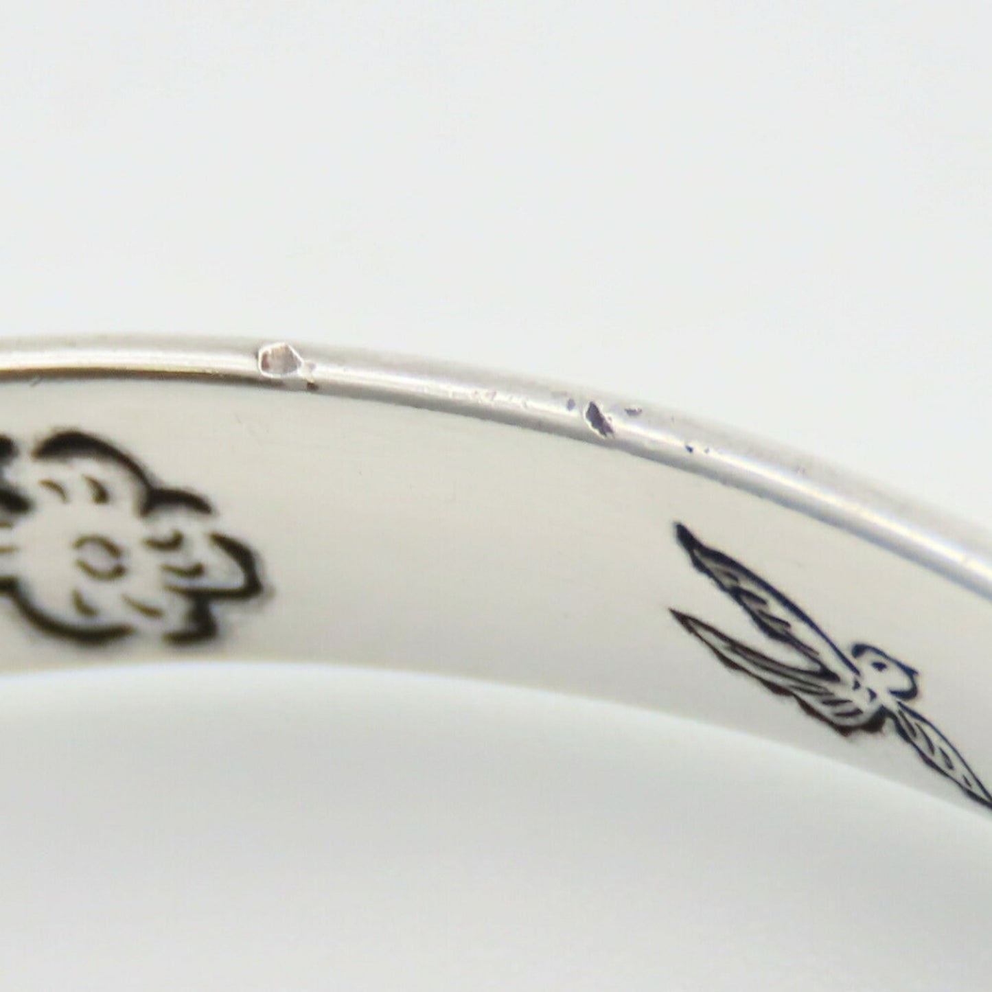 Gucci Blind for Love Bangle, 18, Sterling Silver, Approx. 12.6g, Women's, GUCCI