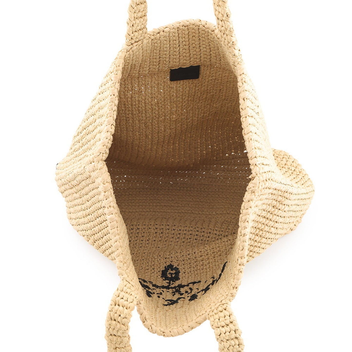 Prada Crochet Raffia Tote Bag 1BG392 PRADA