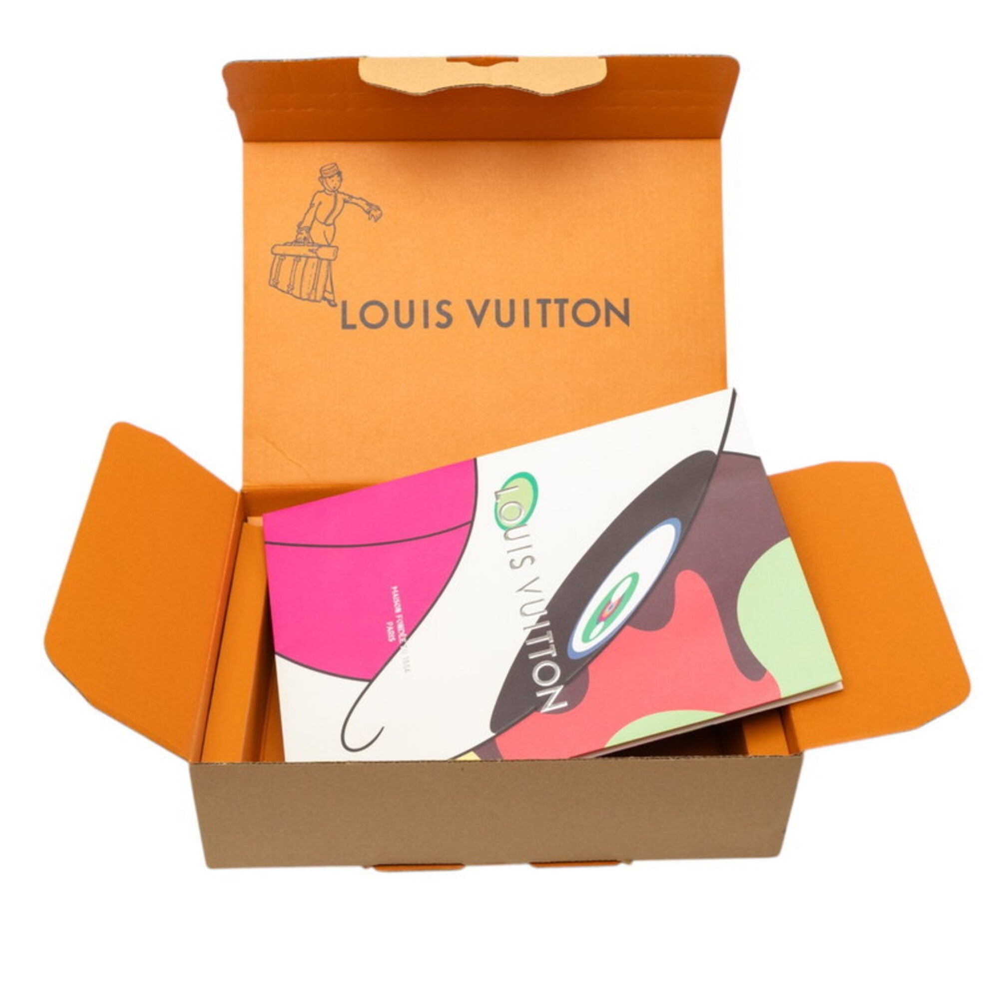 Louis Vuitton LV x TM Monogram Pochette Accessoires Takashi Murakami Handbag M13440 Brown Leather Women's LOUIS VUITTON — Like New