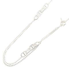 Hermes Chaine d'Ancre Area II Long Necklace, Sterling Silver 925, Women's Jewelry, Tone — New - Store Return