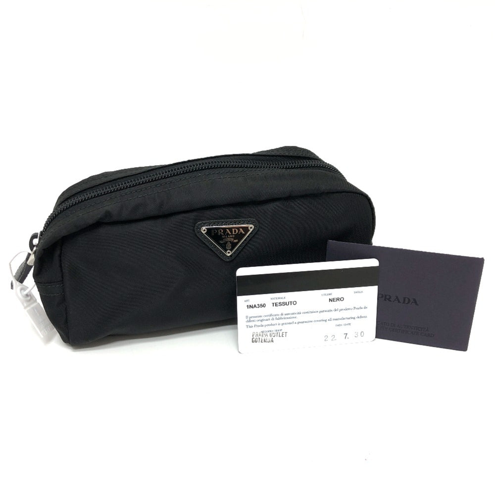PRADA 1NA350 Makeup pouch Cosmetics Pouch Pouch NERO Black — Like New