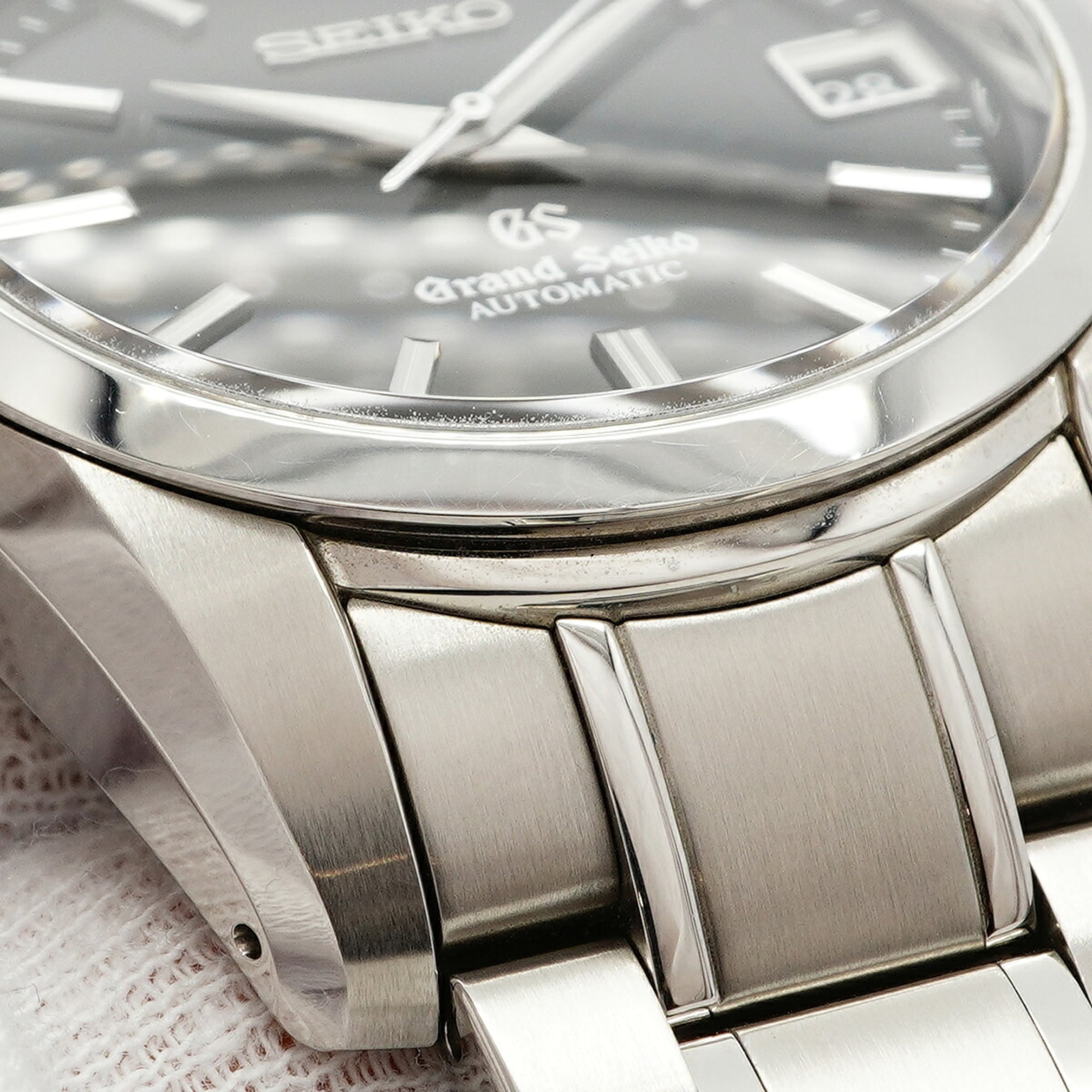 Seiko Grand Mechanical SBGR053 9S65-00B0 Black Dial Men's Watch — Good