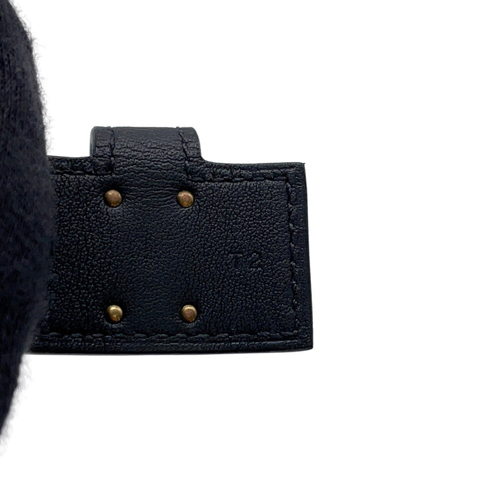 Hermes Hermès Kelly Twist Bracelet, PM, Black/Swift, B Stamp, Size T2, Black, Sold — Like New