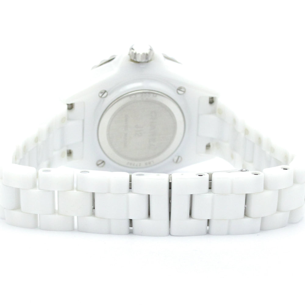 CHANEL J12 Diamond Ceramic Quartz Ladies Watch H5703 Polished — Very Good