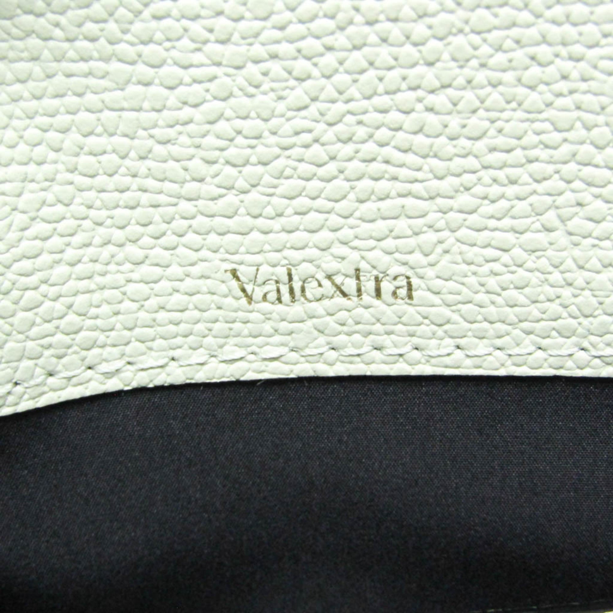 Valextra Boxy Micro WBBX0037028LRL99VN Women's Leather Handbag,Shoulder Bag Light Green — Like New