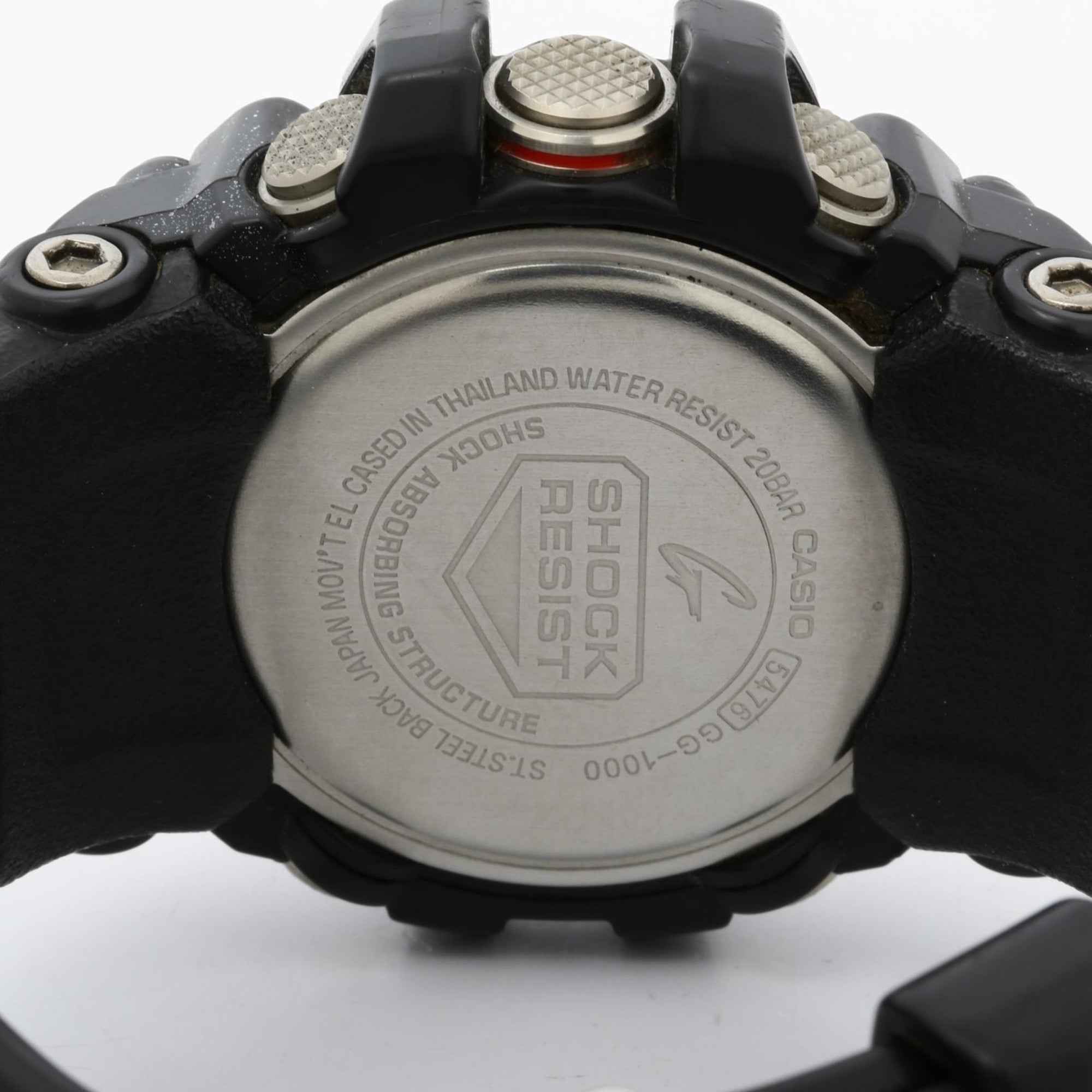 CASIO G-SHOCK MASTER OF G LAND MUDMASTER GG10001AJF Men's Digital-Analog Watch in Black Resin/Stainless Steel — Good