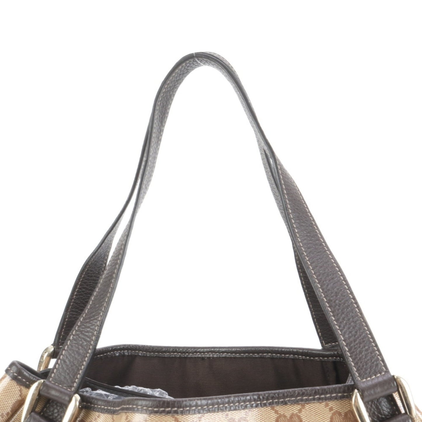 Gucci GG Crystal Abbey 293578 Leather Tote Bag Shoulder Handbag Women's