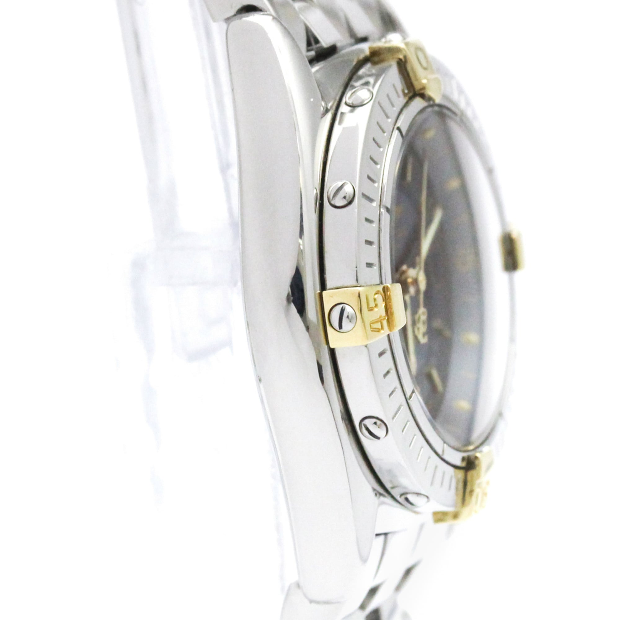 BREITLING Callistino 18K Gold Steel Ladies Watch B52045 Polished — Very Good