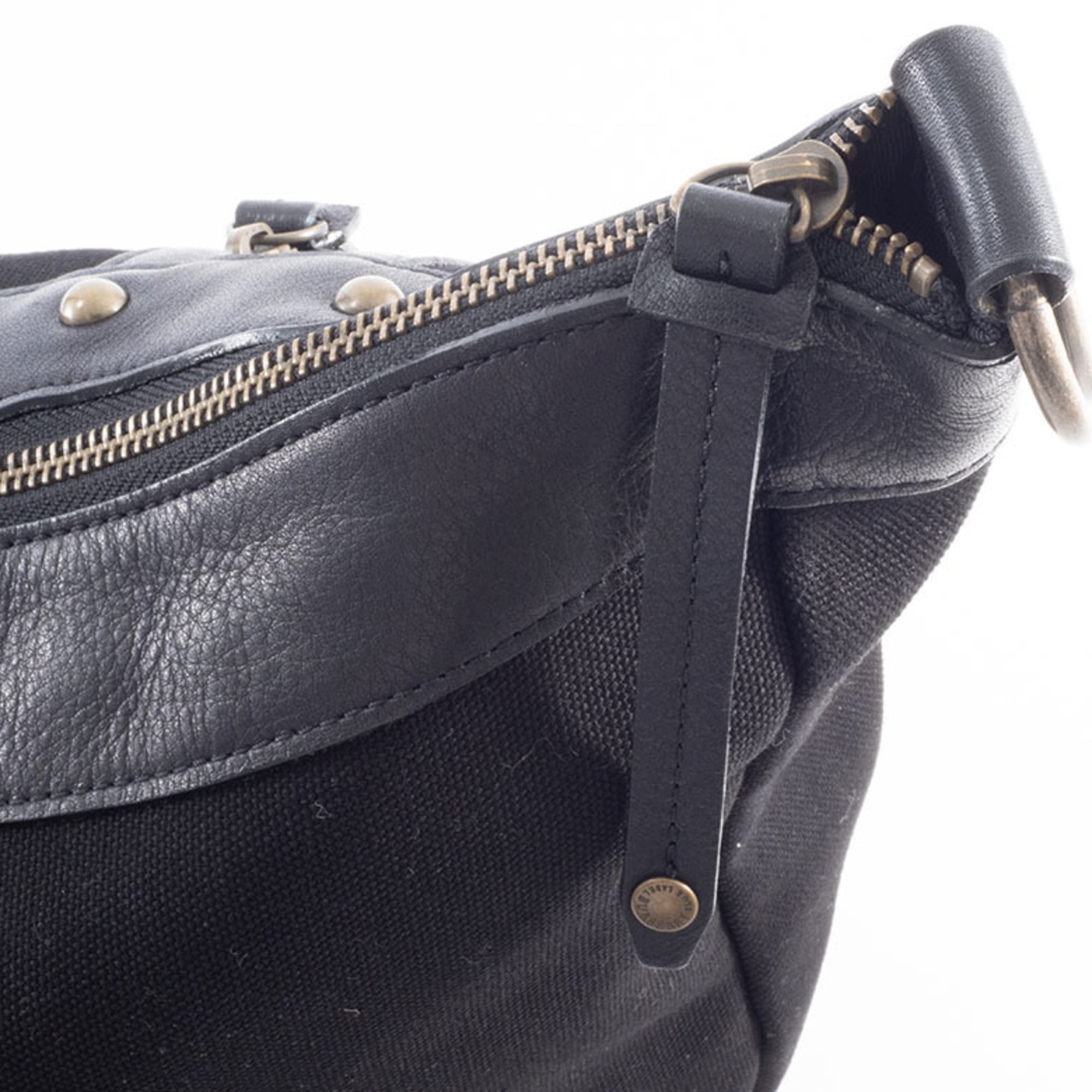 Burberry Canvas Shoulder Bag Leather Black Women's Blue Label Crossbody BURBERRY — Like New