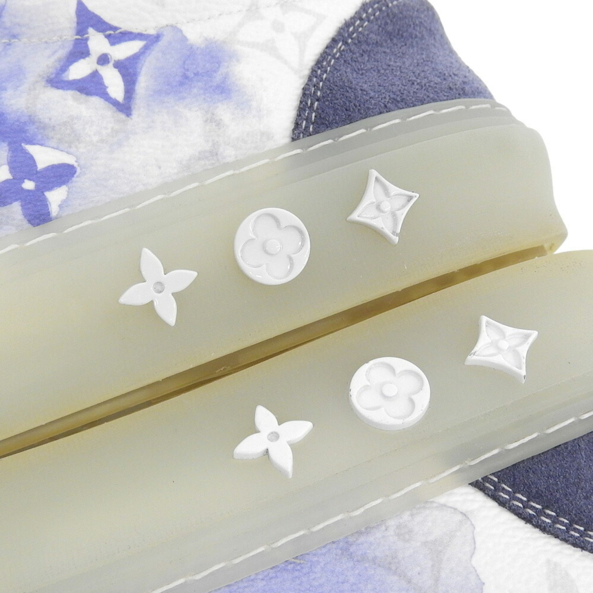 Louis Vuitton Watercolor Monogram Oriline Low-Top Sneakers, Size 7 1/2 (Approx. 26cm)