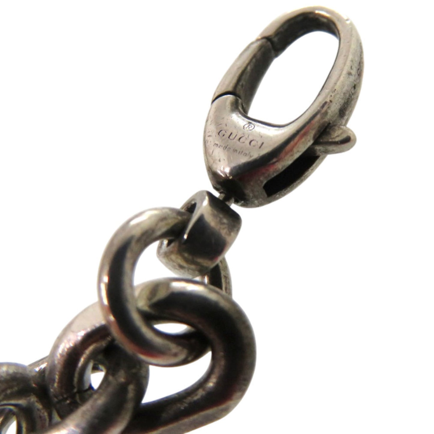 Gucci Interlocking Chain Bracelet in 925 Sterling Silver (1081)