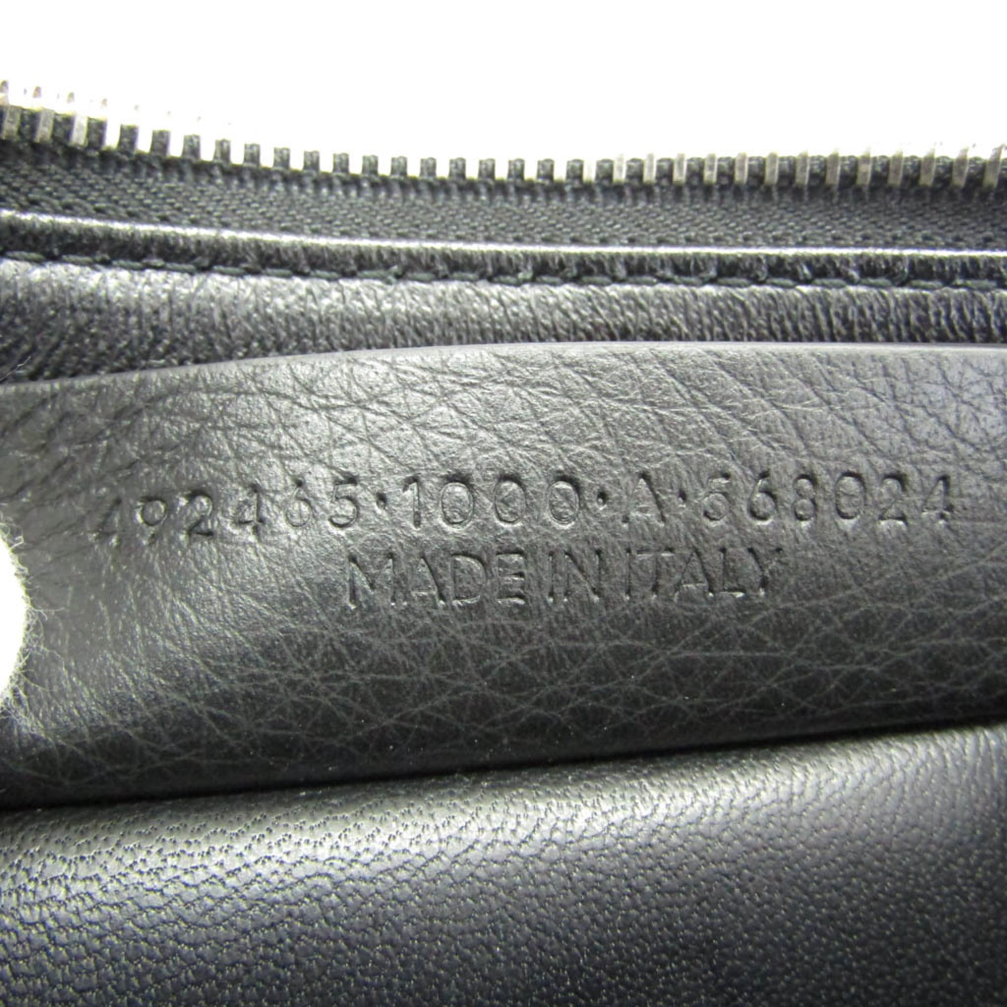 Balenciaga Everyday Pouch M 492465 Women,Men Leather Clutch Bag,Pouch Black — Like New