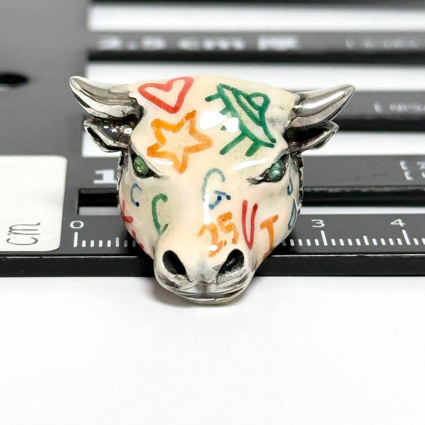 Gucci Men's Anger Forest Bull's Head Ring