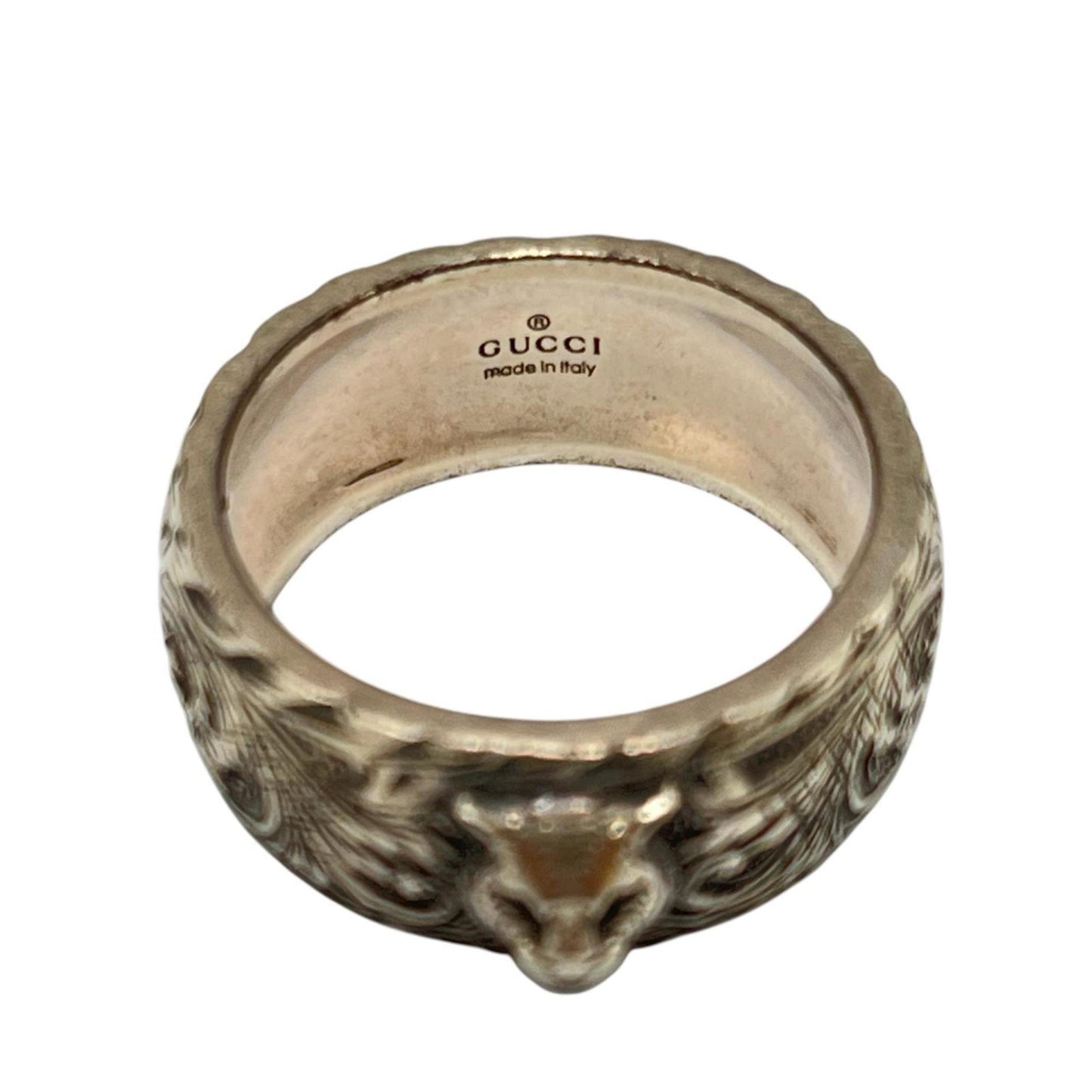 Gucci Cat Head Ring in Silver 925 for Men