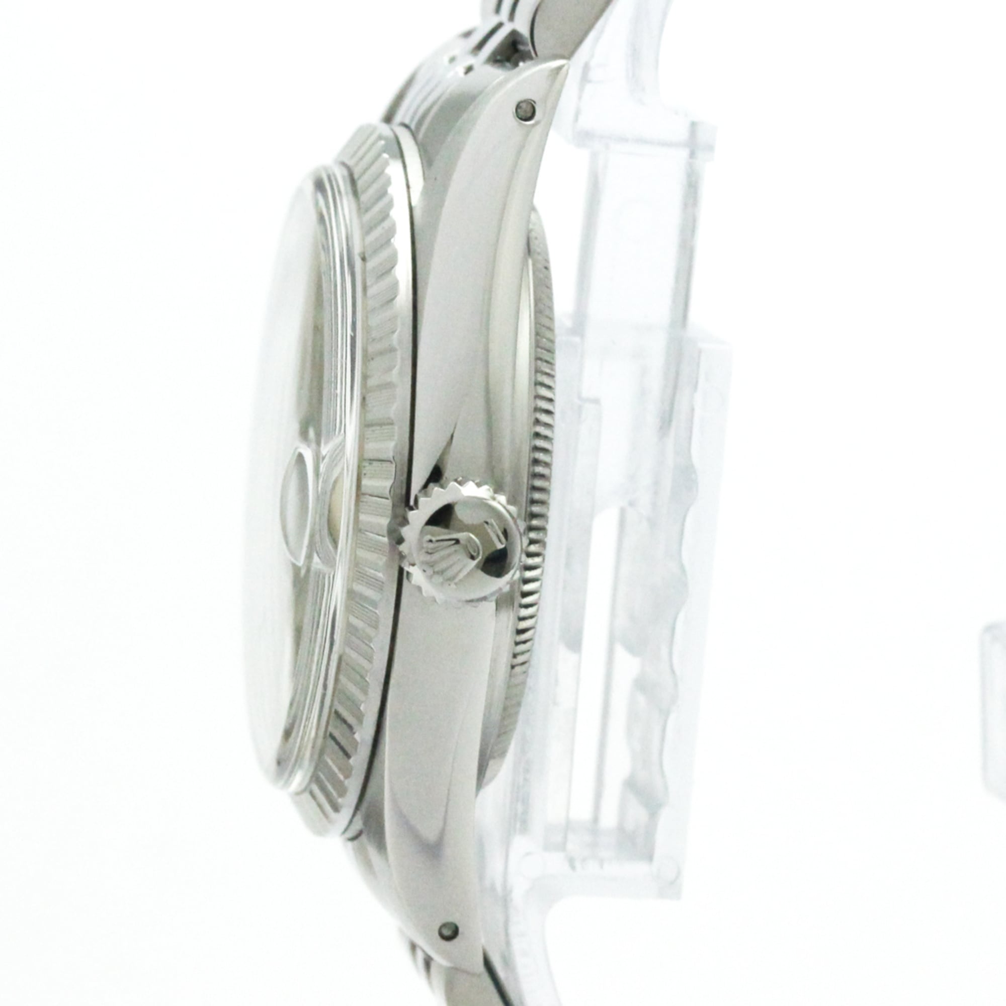 ROLEX Datejust 18K White Gold Steel Automatic Mens Watch 16030 Polished — Very Good