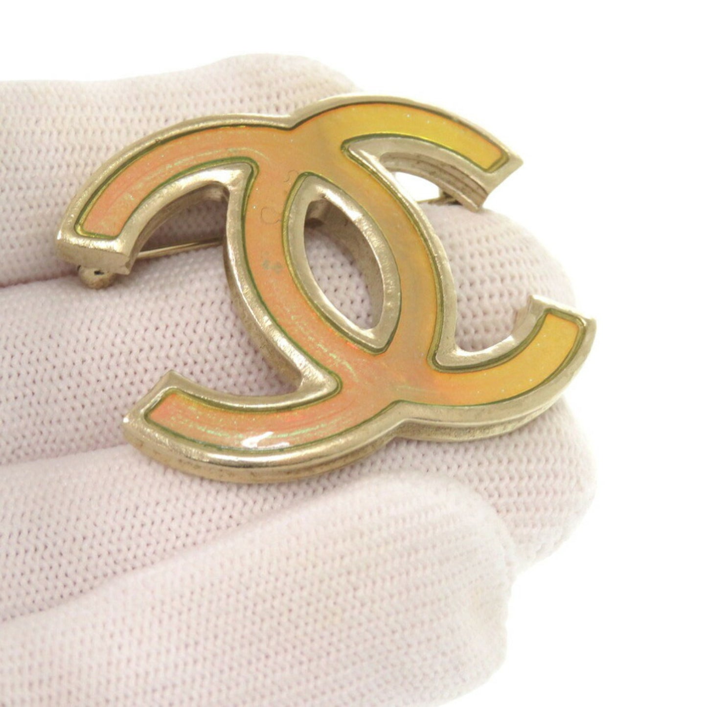 Chanel Coco Mark B12P GP Gold Brooch 0847CHANEL