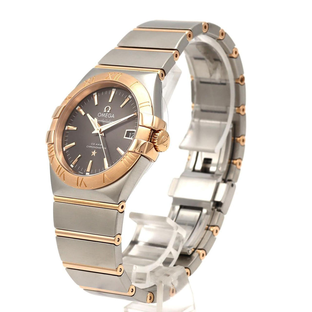 Omega Constellation Brushed RG Combination 123.20.35.20.06.002 SSxPG Automatic Watch — Very Good