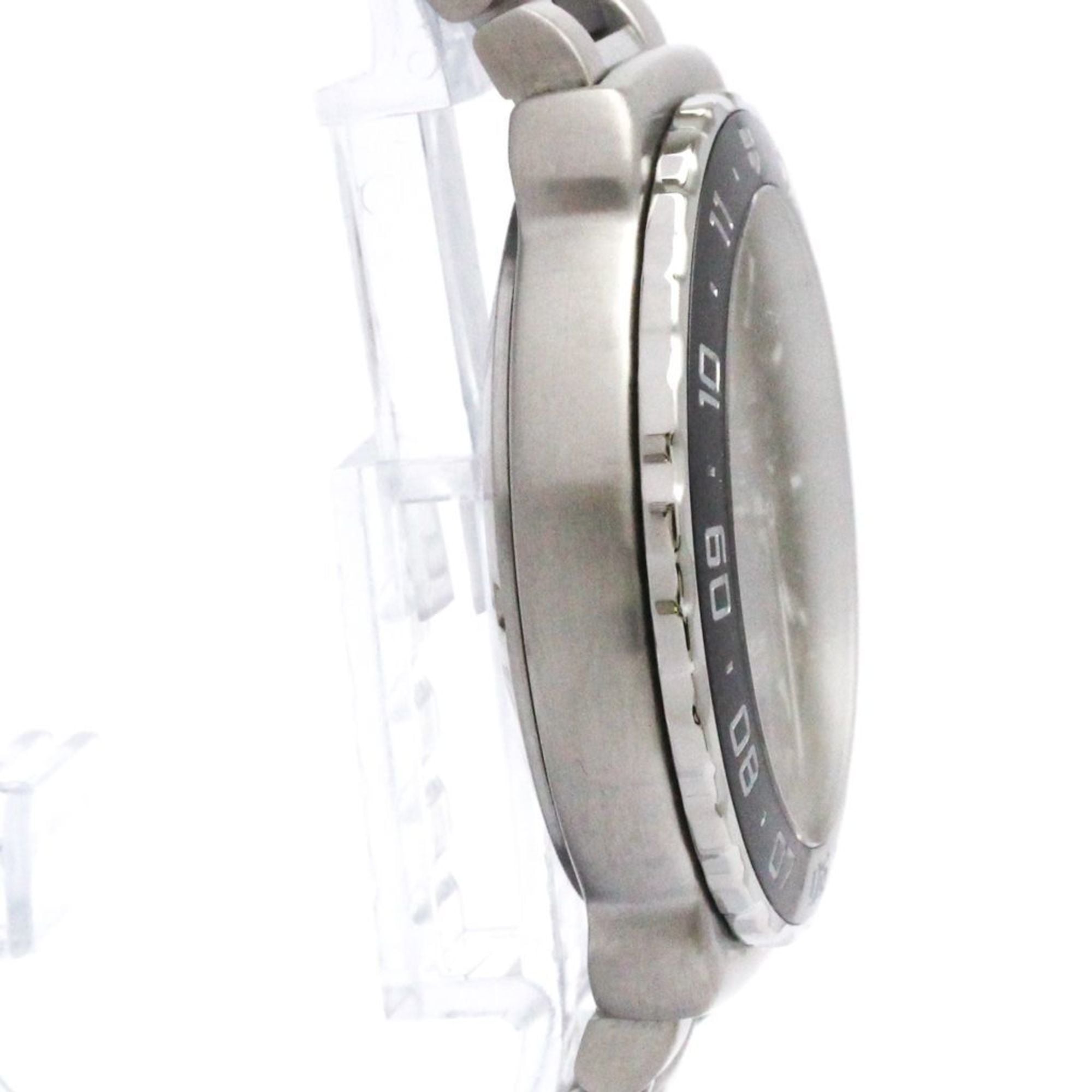 TAG HEUER Formula 1 Grand Date Alarm Steel Mens Watch WAU111C Polished — Very Good