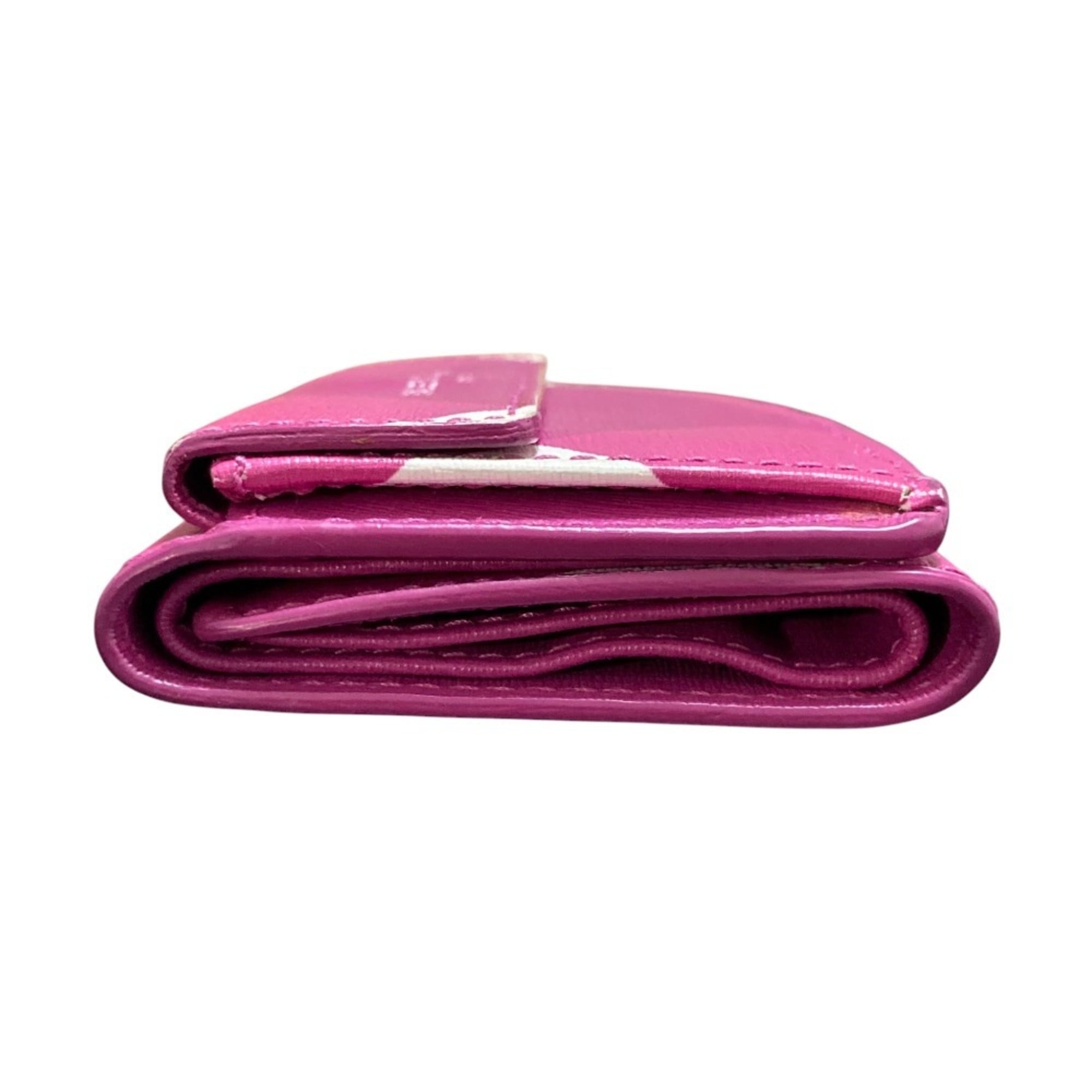 BALENCIAGA Paper Mini Wallet 410133 Pink Purple Women's