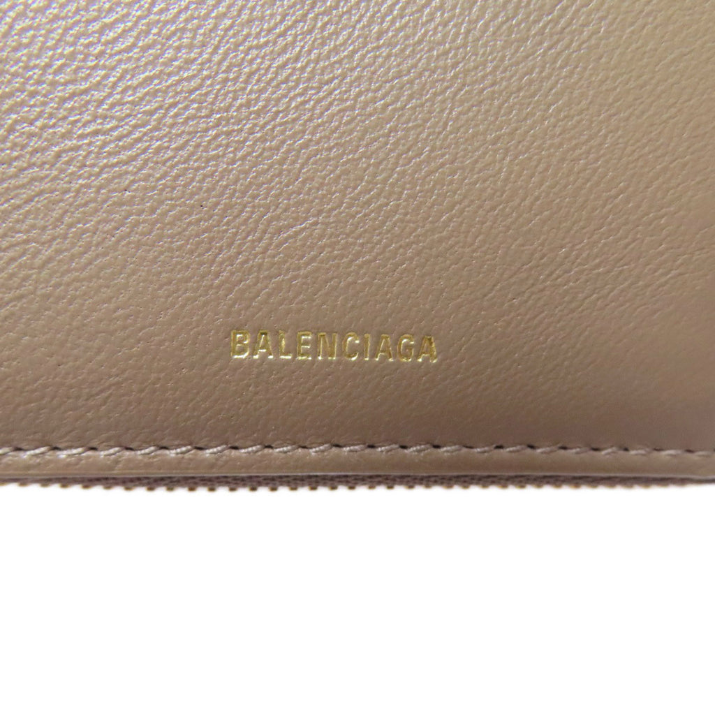 Balenciaga 753762 Leather Bifold Wallet for Women