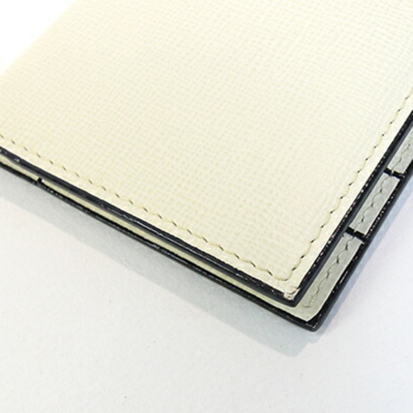 Valextra Bi-fold Long Wallet Vertical 12 Cards SGNL0021044L99WF99WW Ivory Leather Women Men