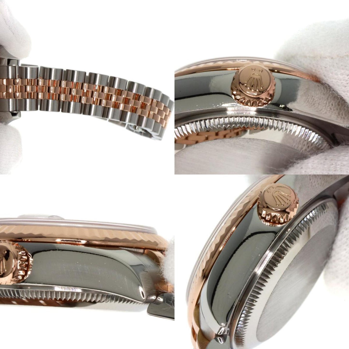 Rolex 179171 Datejust Watch Stainless Steel SSxK18PG Everose Gold Ladies ROLEX