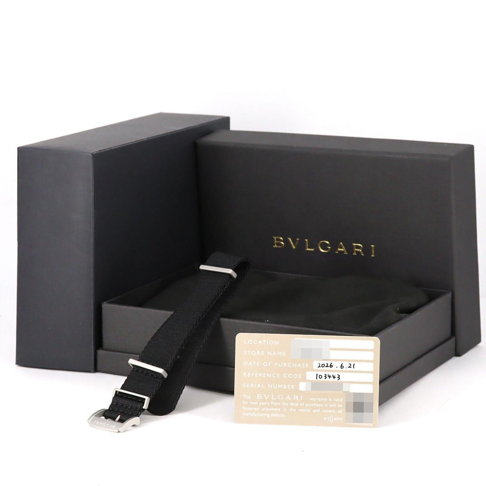 Bulgari JAPAN LIMITED BB41S 103443 SS Automatic Watch — Very Good