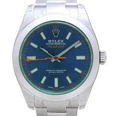 ROLEX Milgauss Z Blue, Random Number 116400GV, Men's Stainless Steel Watch, 40132 — New - Store Return