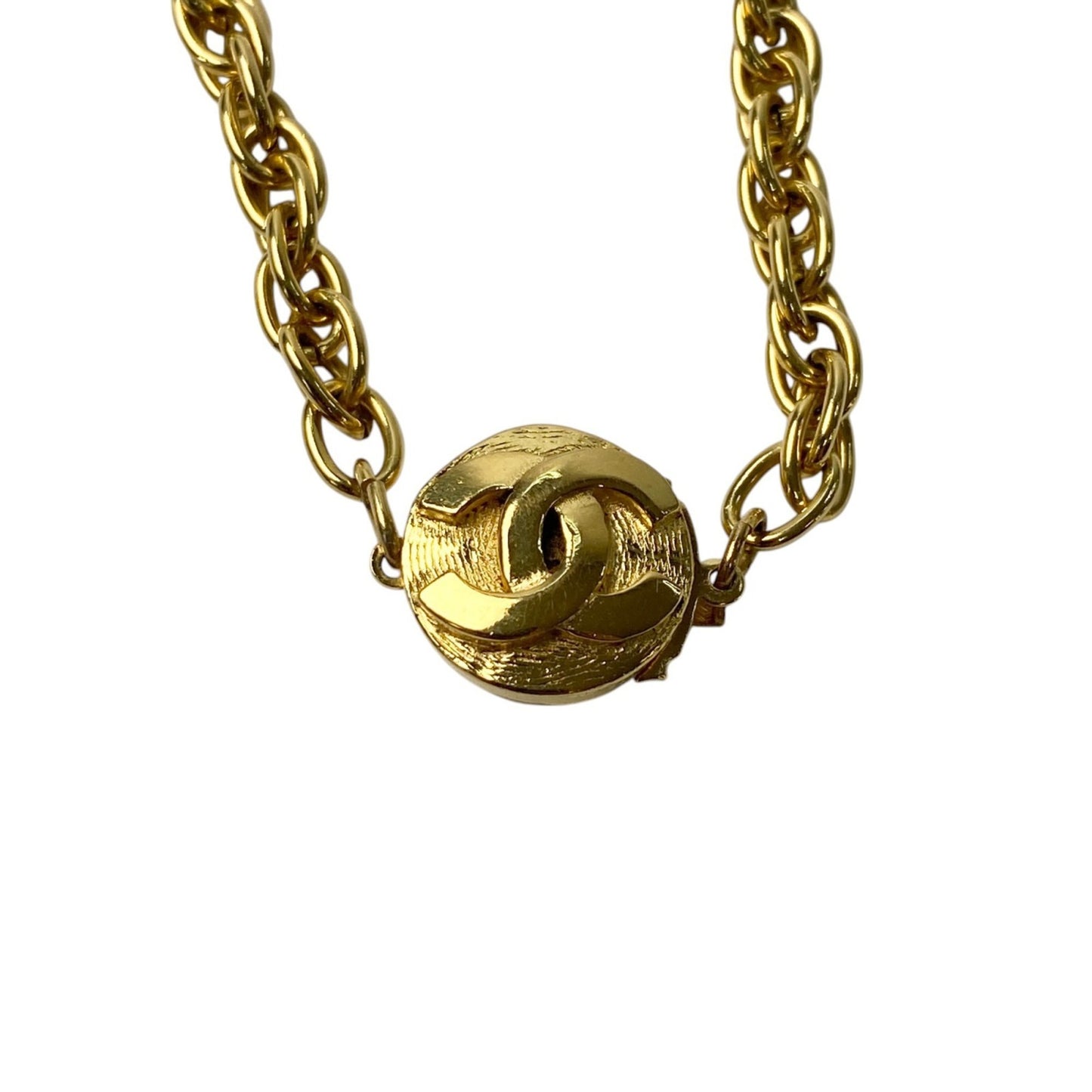 Vintage Chanel Coco Mark Necklace 96P for Women