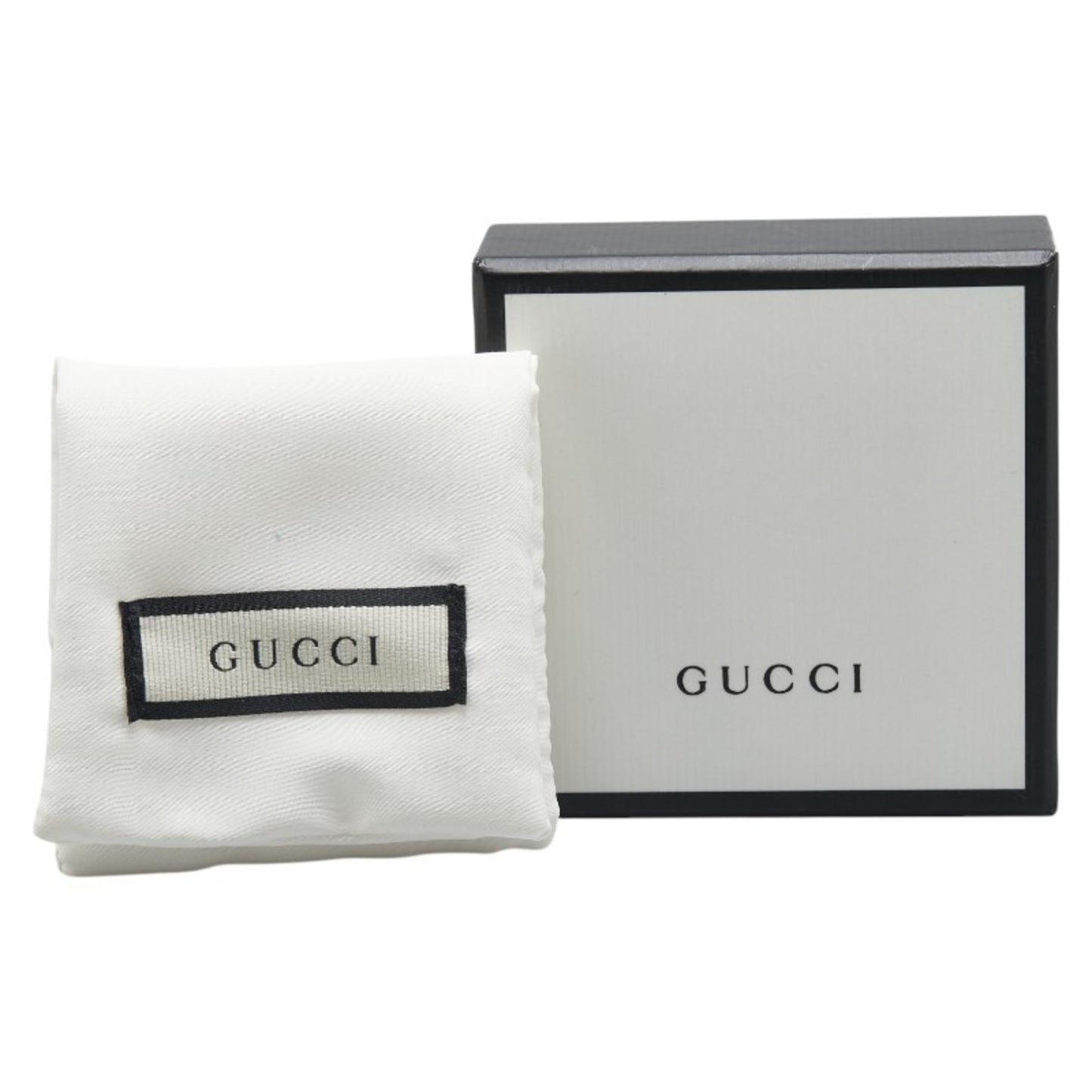 Gucci logo necklace in silver SV925 for women.