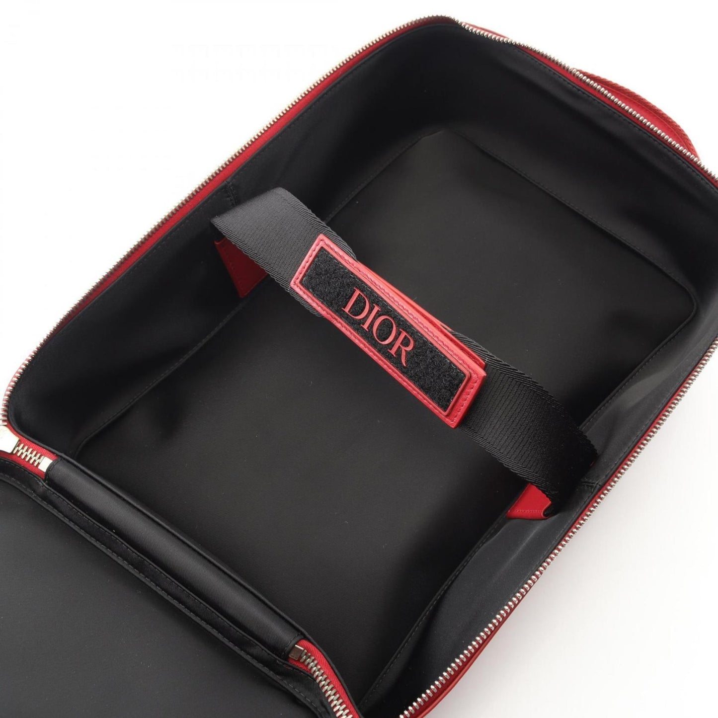 Christian Dior Dior World Tour waist bag, body leather, men's, red