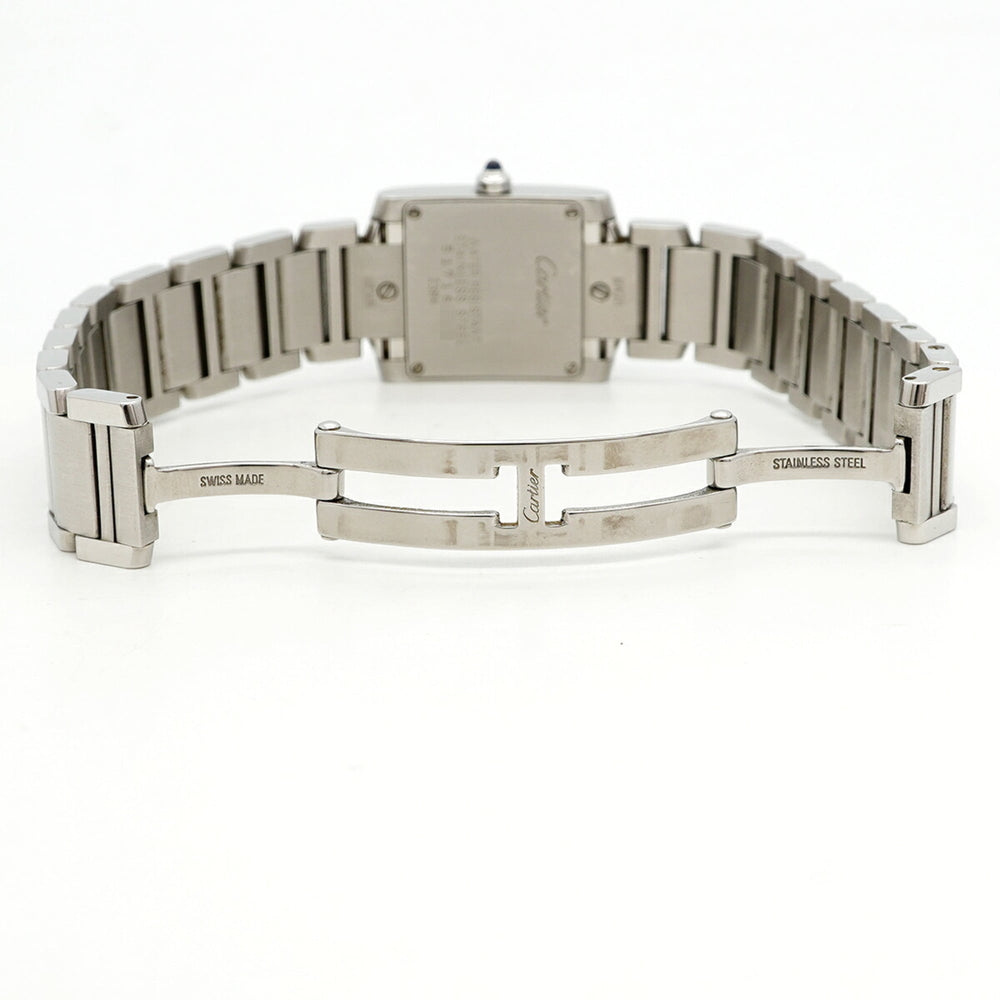 Cartier Tank Française SM W51008Q3 Ivory Dial Women's Watch — Good