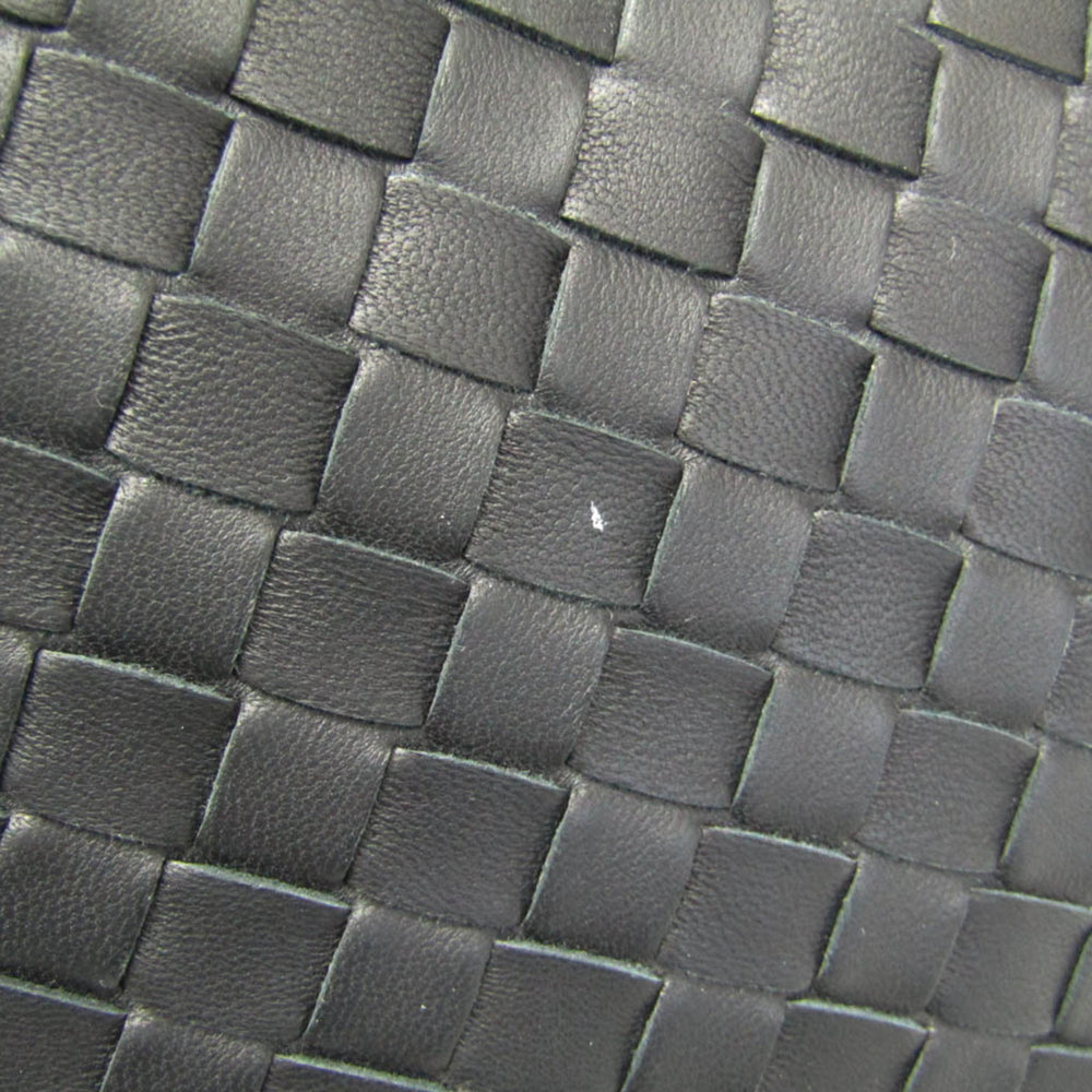 Bottega Veneta Intrecciato Rome Leather Handbag,Shoulder Bag Black — Like New